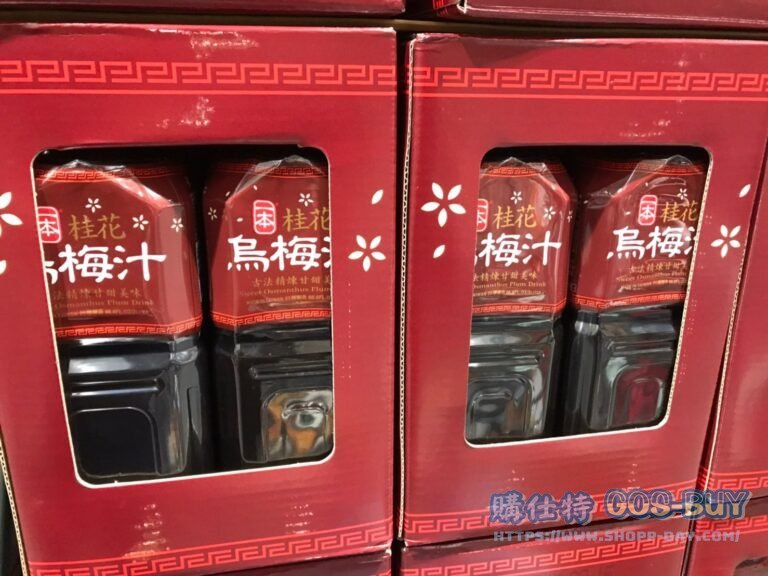 E-BEN OSMANTHUS PLUM JUICE 一本桂花烏梅汁每瓶2公升X4入 #83066