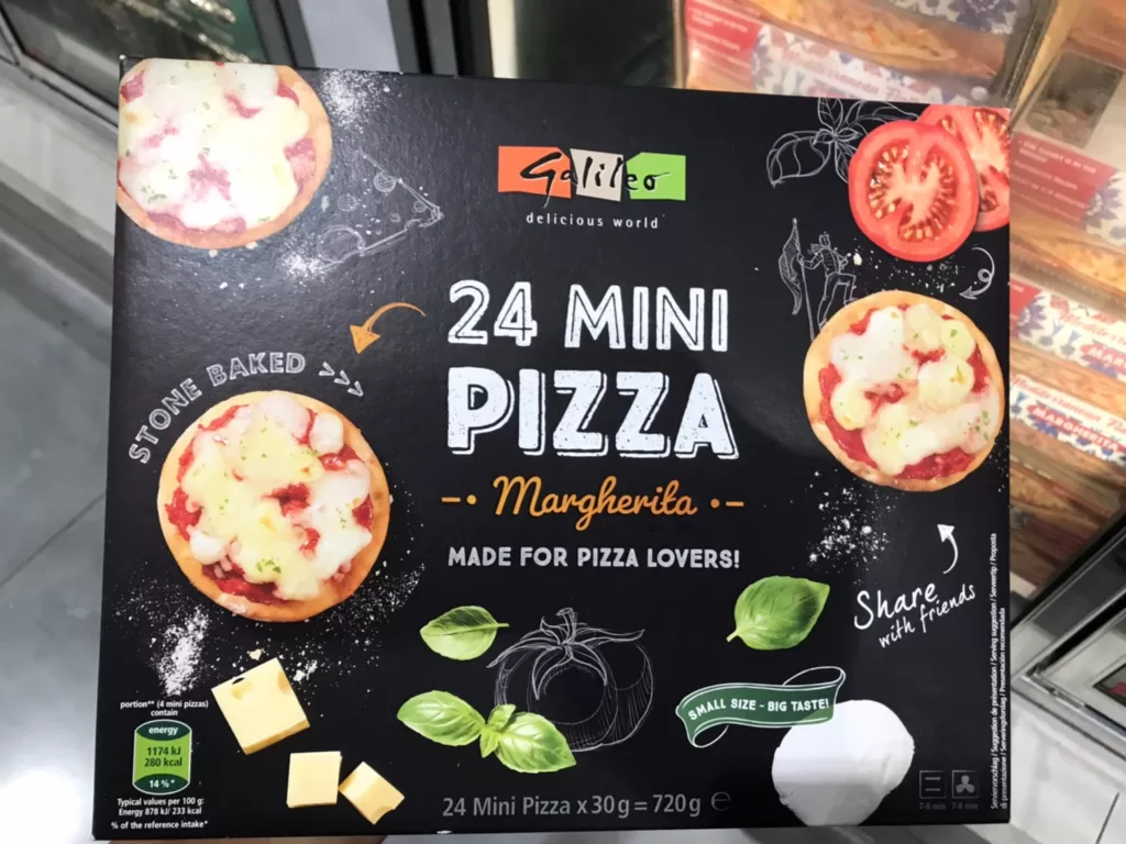 GALILEO FROZEN MINI PIZZA 冷凍迷你瑪格麗特披薩30公克X24入 #330303