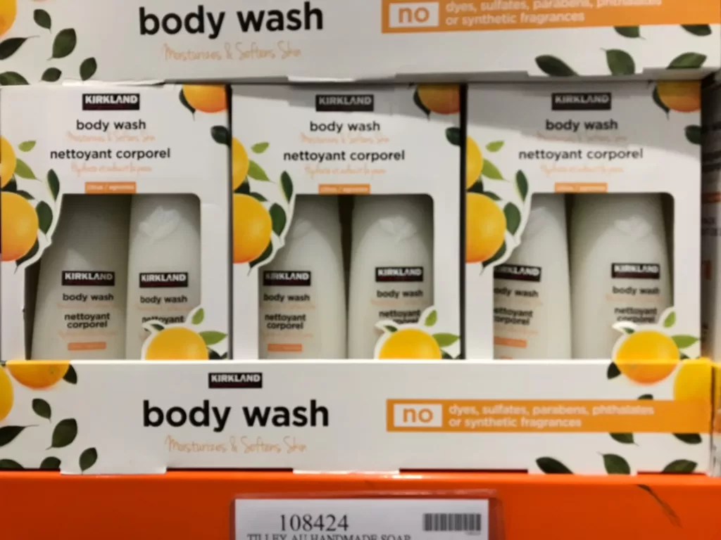 KIRKLAND SIGNATURE 科克蘭柑橘香沐浴乳 BODY WASH 每瓶800毫升2瓶入 #1366250