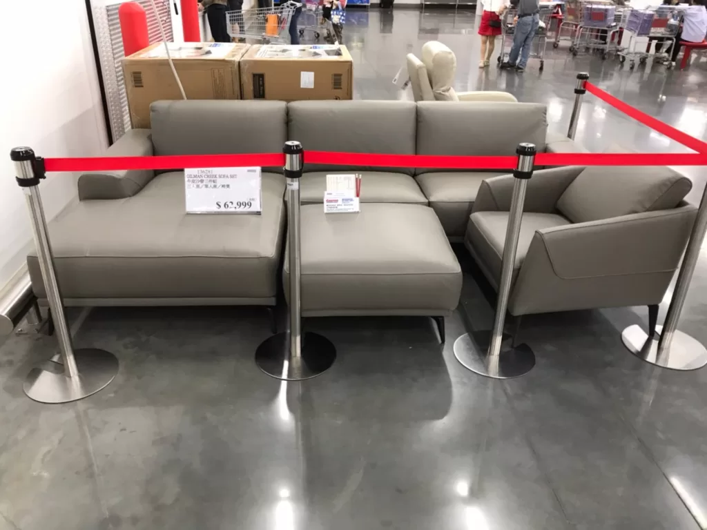 GILMAN CREEK SOFA SET 牛皮沙發三件組 三人座/單人座/椅凳 #136281