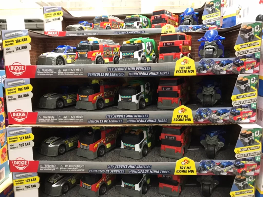 DICKIE MINI VEHICLES 城市聲光車系列五入組 #137532