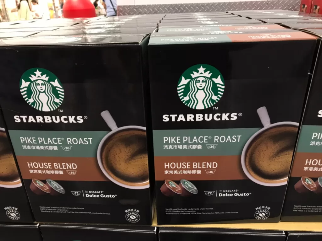 星巴克咖啡膠囊組盒 派克市場&家常美式各36 #136621