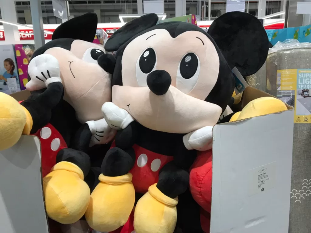 DISNEY 29IN PLUSH 29吋托腮絨毛玩偶 米奇/維尼/毛怪 #136665