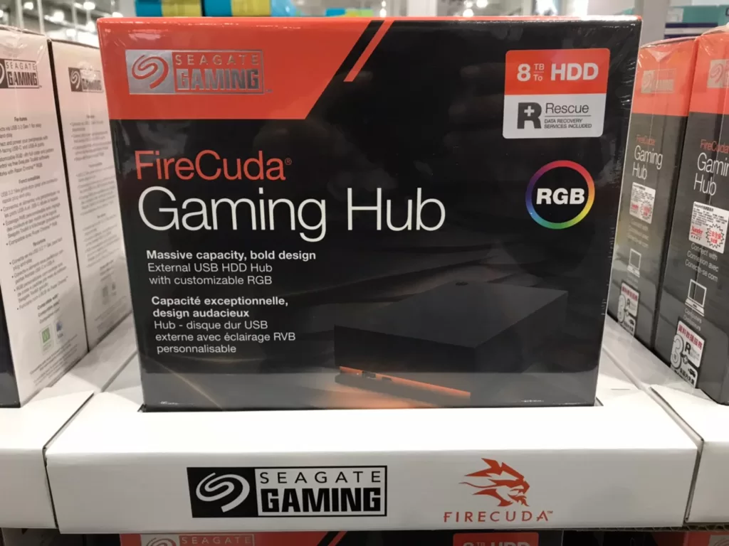 SEAGATE FIRECUDA 霓彩極光遊戲擴充硬碟8TB STKK8000400/USB 3.0 #133649