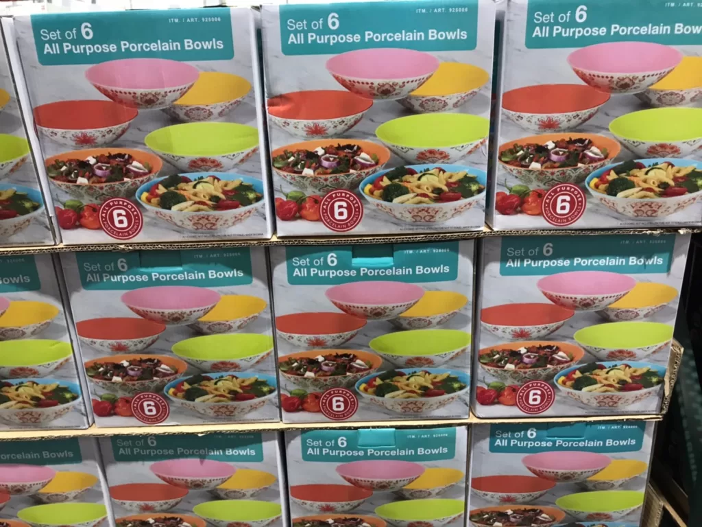 DINNER BOWL 9.25吋圓形餐碗6件組 #925006