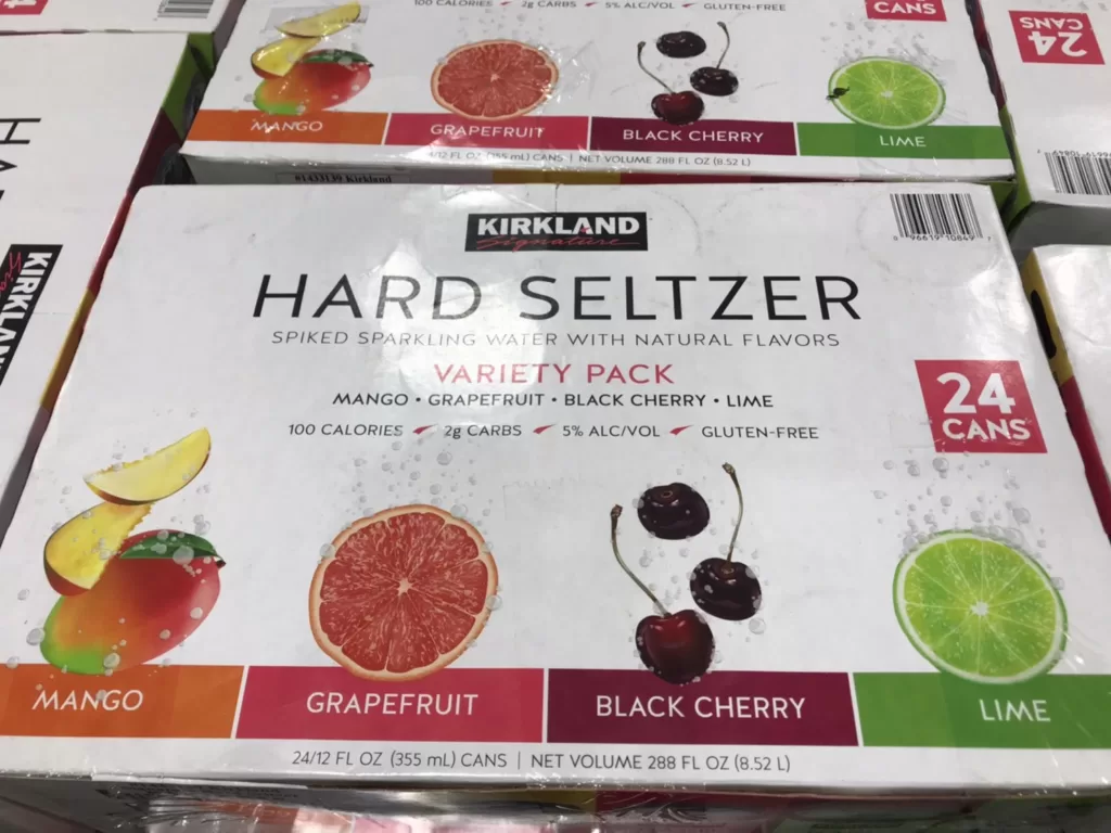 KIRKLAND SIGNATURE 科克蘭HARD SELTZER 氣泡調酒組 355MLX24CAN(4種風味) #1433139