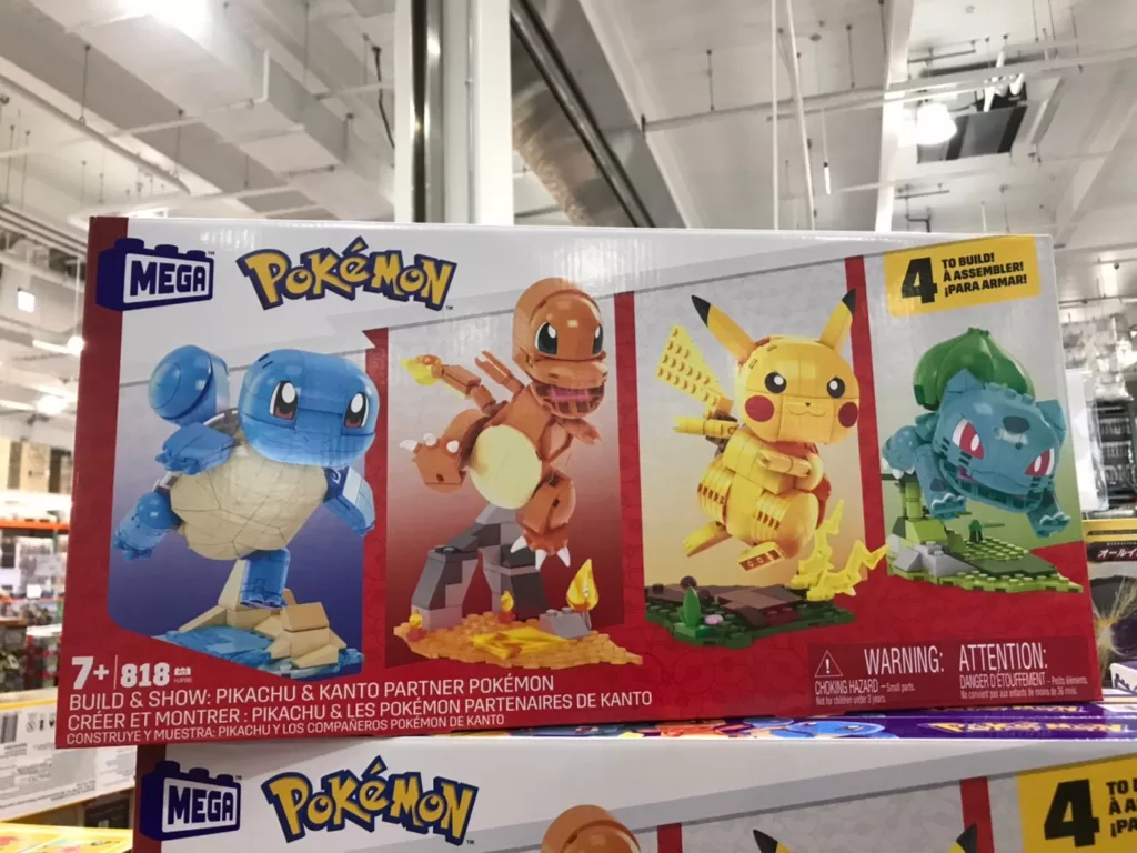 MEGA POKEMON BUILD&SHOW 美高創健寶可夢展示積木4入組#1631786