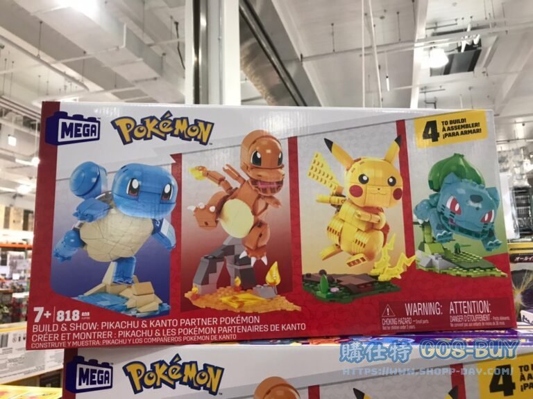 MEGA POKEMON BUILD&SHOW 美高創健寶可夢展示積木4入組#1631786