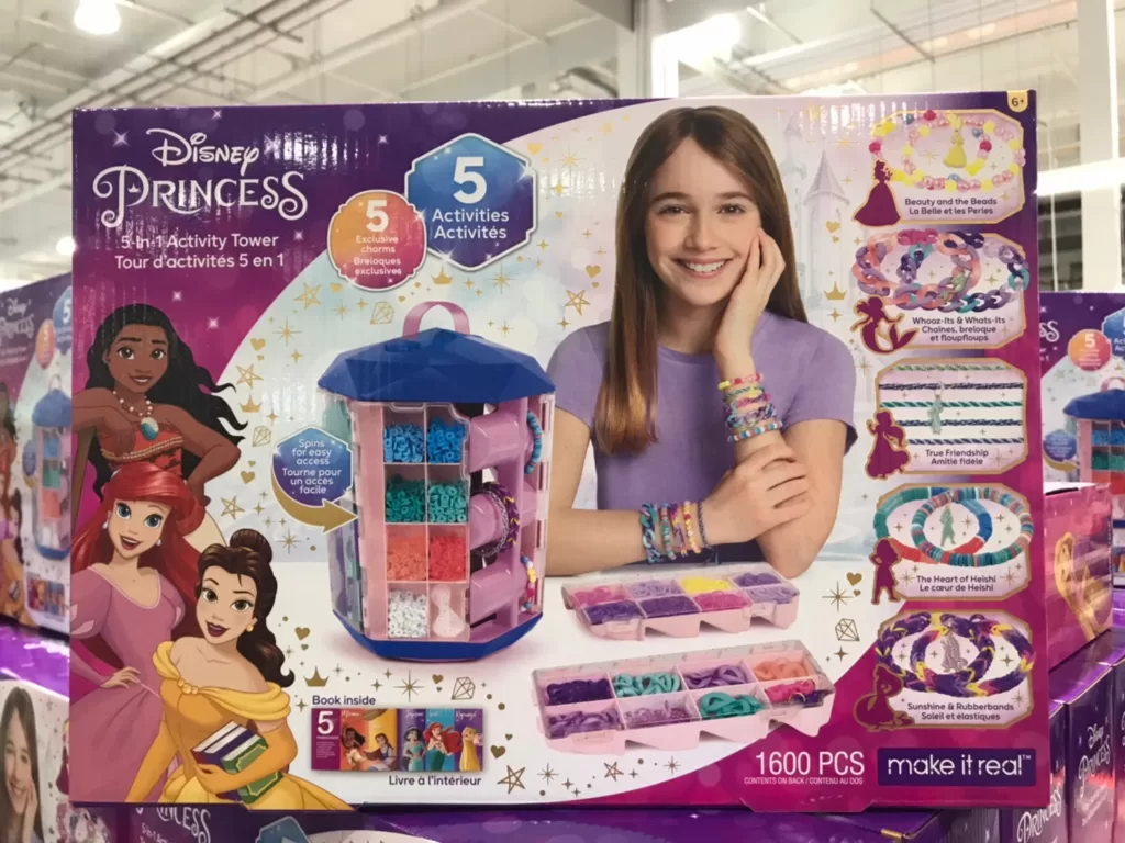 MAKE IT REAL DISNEY公主手做串珠手鍊組含配件1600件#1652554