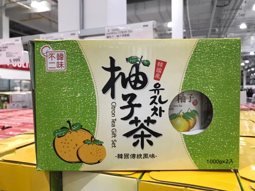 HANWHA CITRON TEA 韓味不二柚子茶飲組1公斤X2入#94941