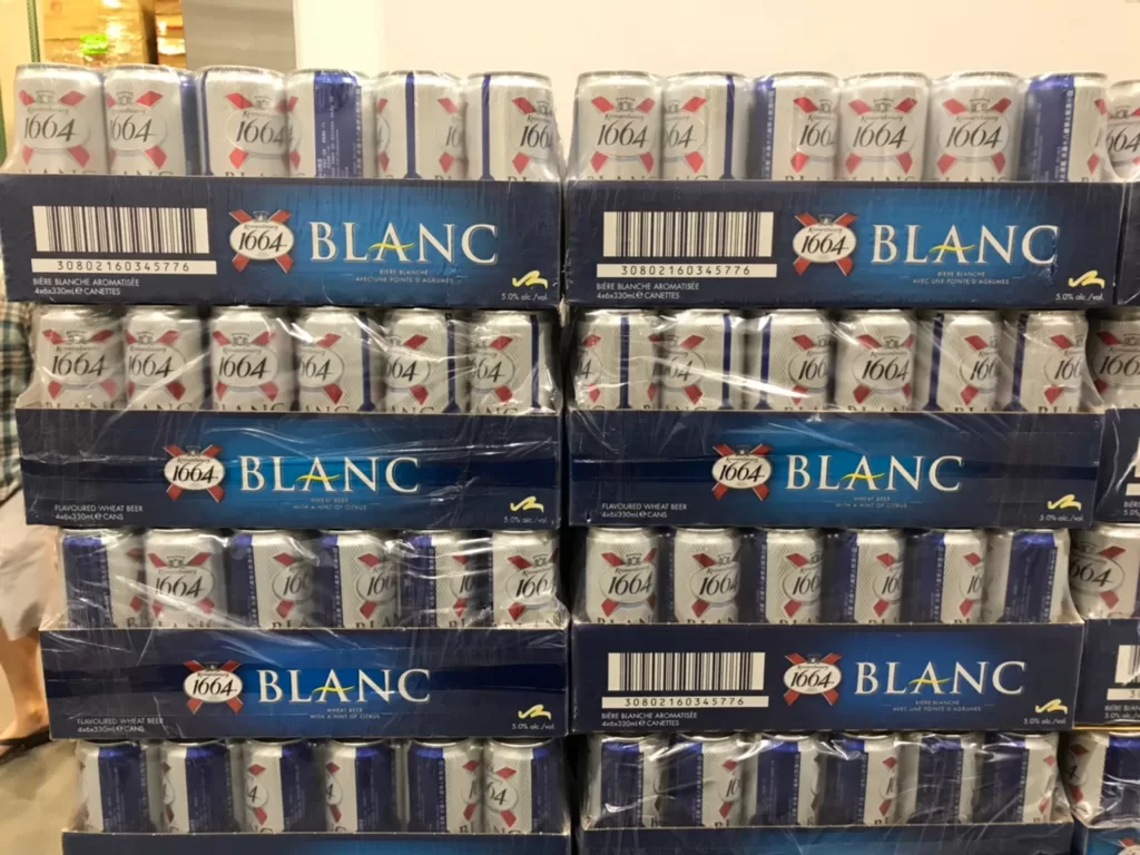 K1664 KRONENBOURG WHEAT WHITE BEER 330MLX24(CAN) K1664白啤酒 #118329