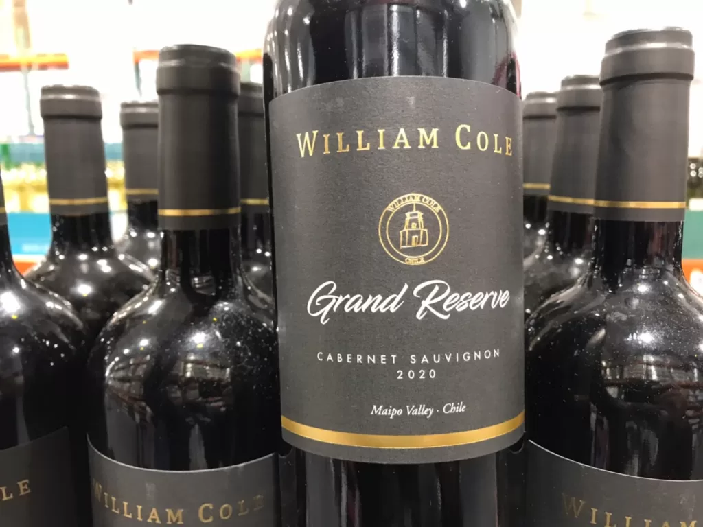 WILLIAM COLE COLUMBINE RSV. CAB.SAU 威廉.寇黑牌陳年紅酒750ML 19/20 #62977