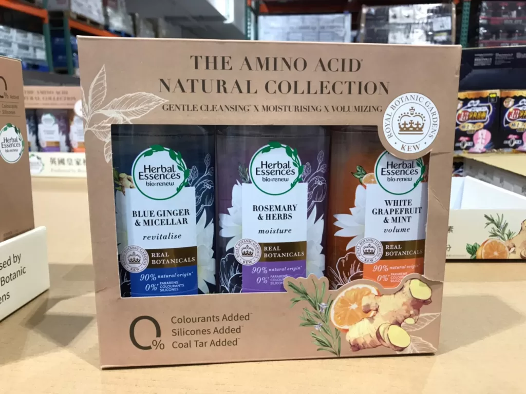 HERBAL ESSENCES SHAMPOO 草本豐盈清香洗髮露組 400毫升3入 #138715