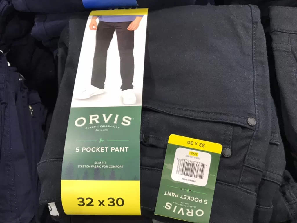 ORVIS MEN'S 5 POCKET PANTS 男經典款長褲 腰圍30-38"褲長30&32" #136024