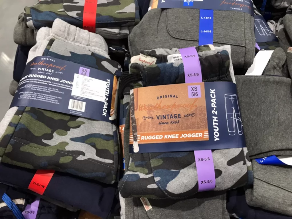 WEATHERPROOF VINTAGE 兒童休閒長褲兩件組 尺寸：XS(5/6)-L(14/16) #134656