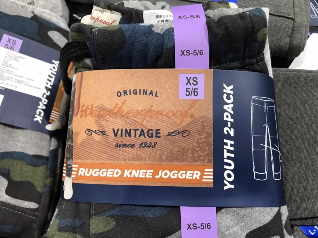 WEATHERPROOF VINTAGE 兒童休閒長褲兩件組 尺寸：XS(5/6)-L(14/16) #134656