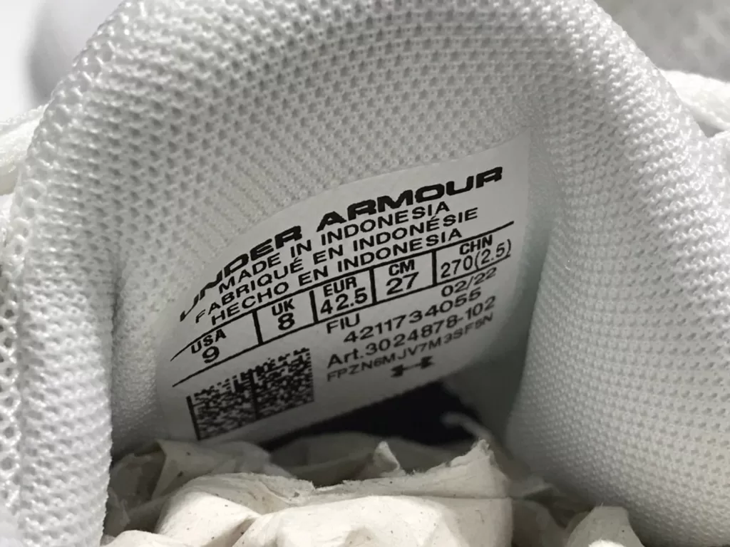 UNDEA ARMOUR RUNNING SHOES安德瑪男跑鞋 美國尺寸(US)：8-12#364834