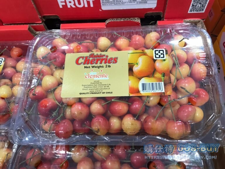 CHILEAN RAINIER CHERRY 空運智利粉彩櫻桃907公克#253747