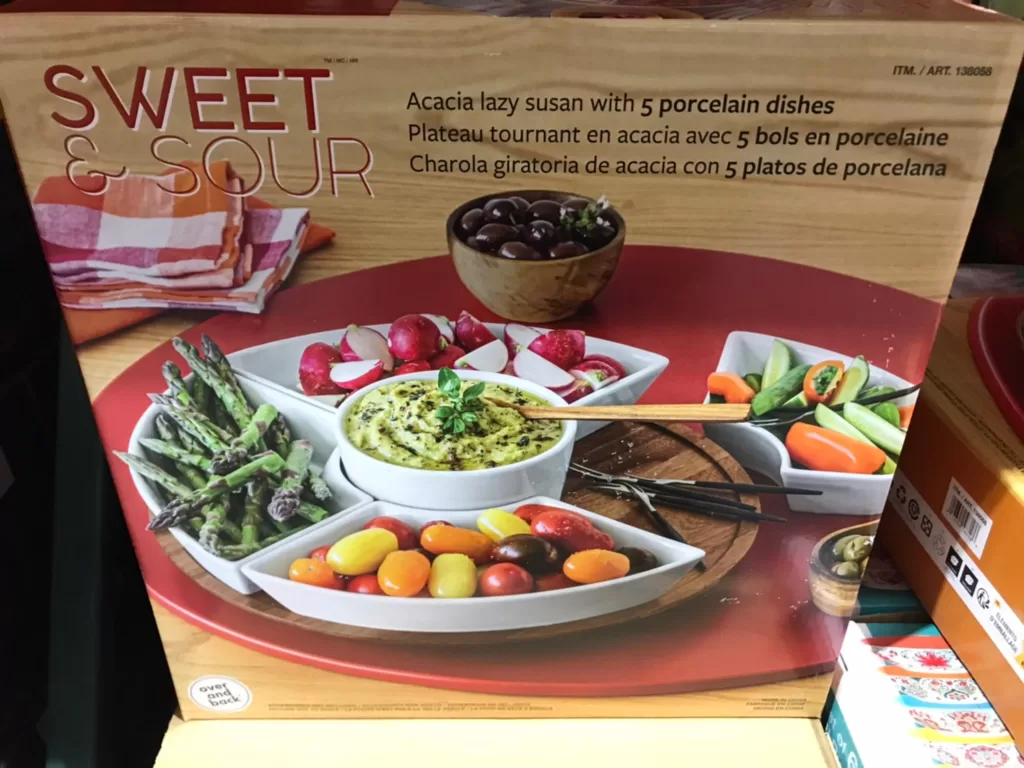 OVER&BACK LAZY SUSAN SWEET&SOUR系列 旋轉點心盤組#138058