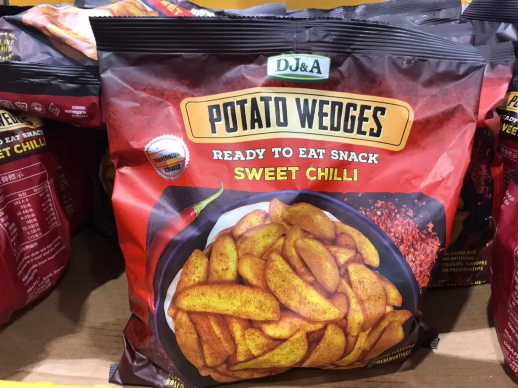 DJ&A POTATO WEDGES 甜辣厚切馬鈴薯條600公克#230683