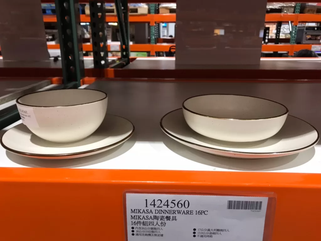 MIKASA DINNERWARE 16PC 陶瓷餐具16件組四人份#1424560