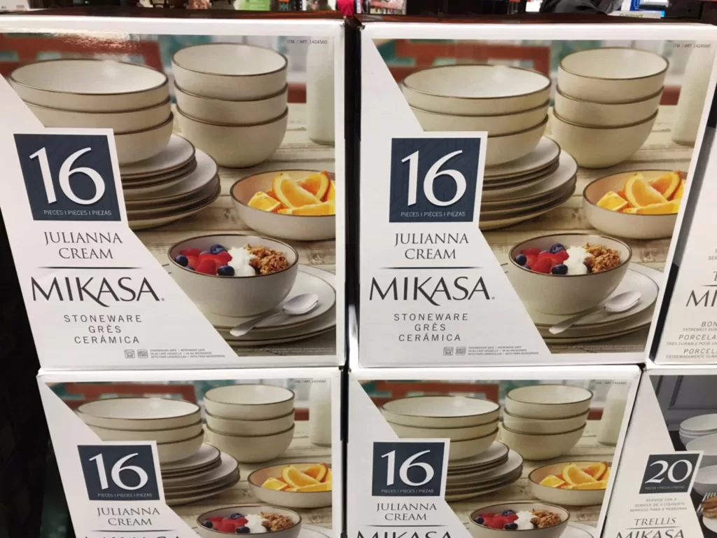 MIKASA DINNERWARE 16PC 陶瓷餐具16件組四人份#1424560