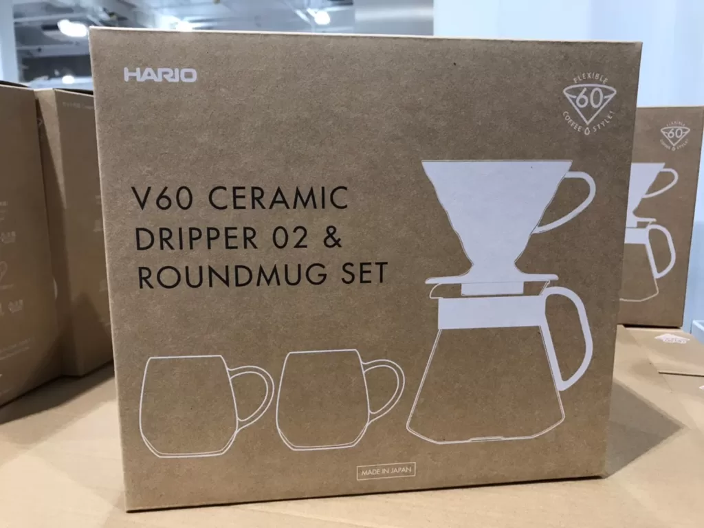 HARIO COFFEE SERVER SET V60手沖咖啡套組1~4杯份 含玻璃杯2入#136306