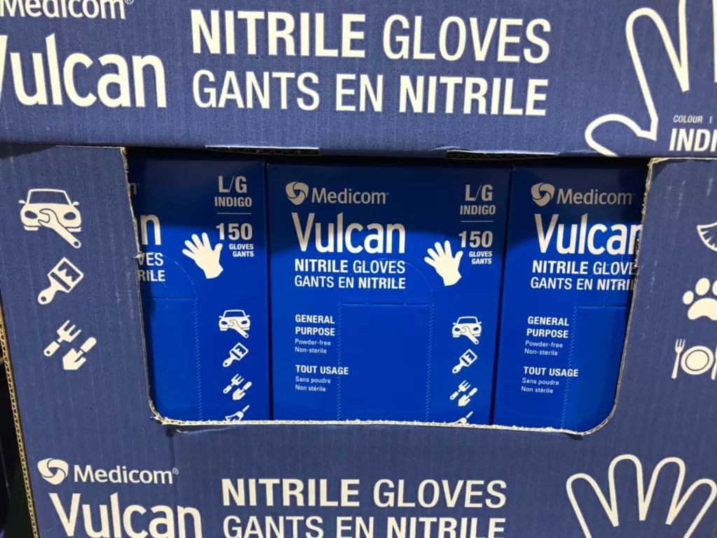 MEDICOM VULCAN NITRILE GLOVES 150CT/BOX SIZE L 丁腈手套每盒150入#137137