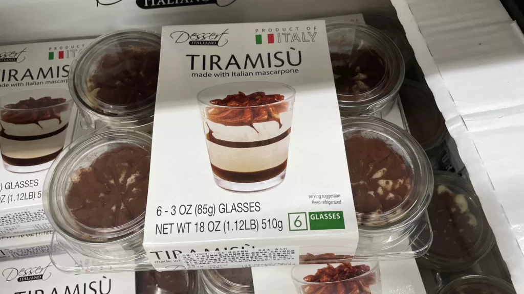 EMMI DESSERT ITALIANO提拉米蘇杯6X85公克 TIRAMISU CUPS 510G #1130737