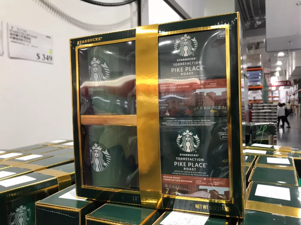 STARBUCKS COFFEE MUG GP 派克市場咖啡粉馬克杯禮盒咖啡粉共140公克#612700