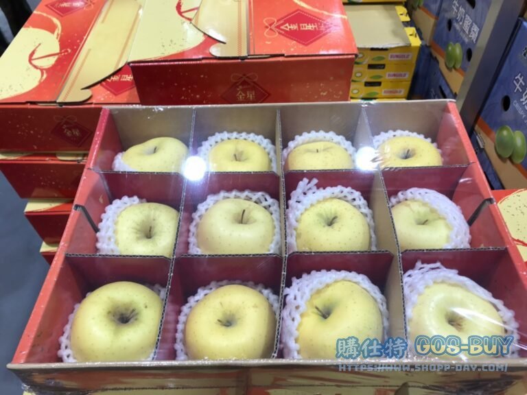 JAPAN GOLDSTAR APPLE 日本金星蘋果禮盒3.6公斤/12入#41699