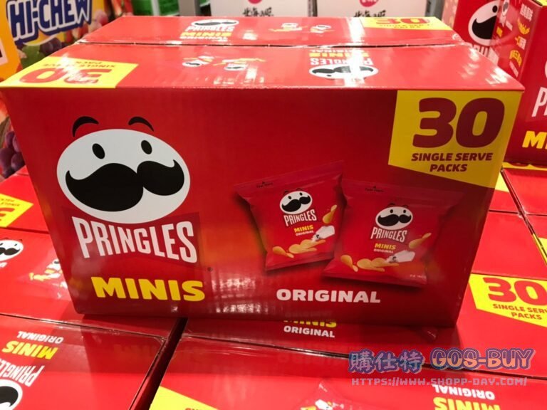 PRINGLES MINIS ORIGINAL 品客洋芋片原味30包入，共570公克#136011
