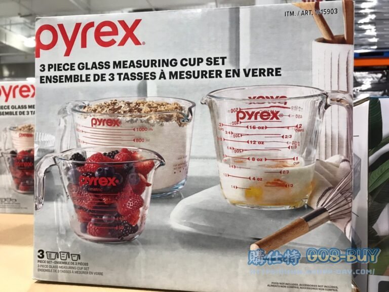 PYREX GLASS MEASURING CUP 單耳玻璃量杯三件組#1615903