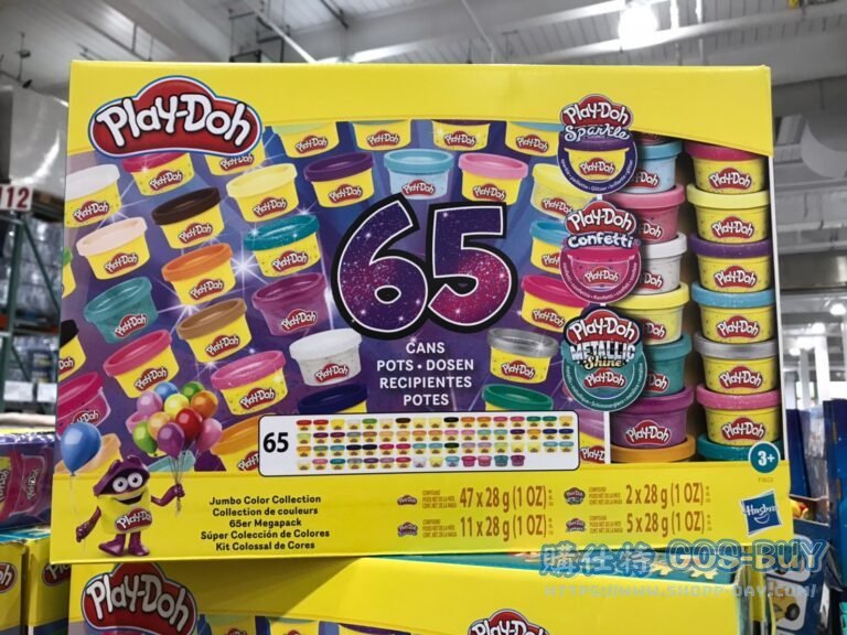 PLAY-DOH BIG COMPOUND PACK 培樂多65入多色黏土組每罐1OZ#1652533