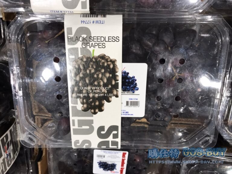 祕魯無籽黑葡萄 PERU BLACK SEEDLESS GRAPE 1.8公斤#226038
