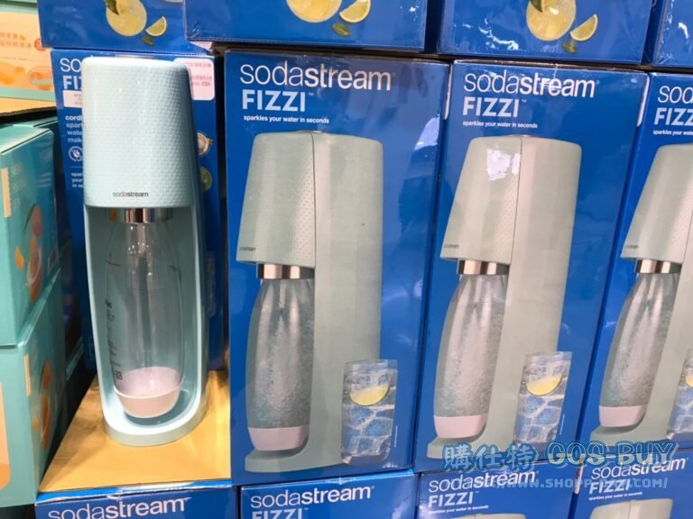 SODASTREAM WATER MAKER SPARKLING氣泡水機-藍 含主機、鋼瓶、水瓶*2#139518