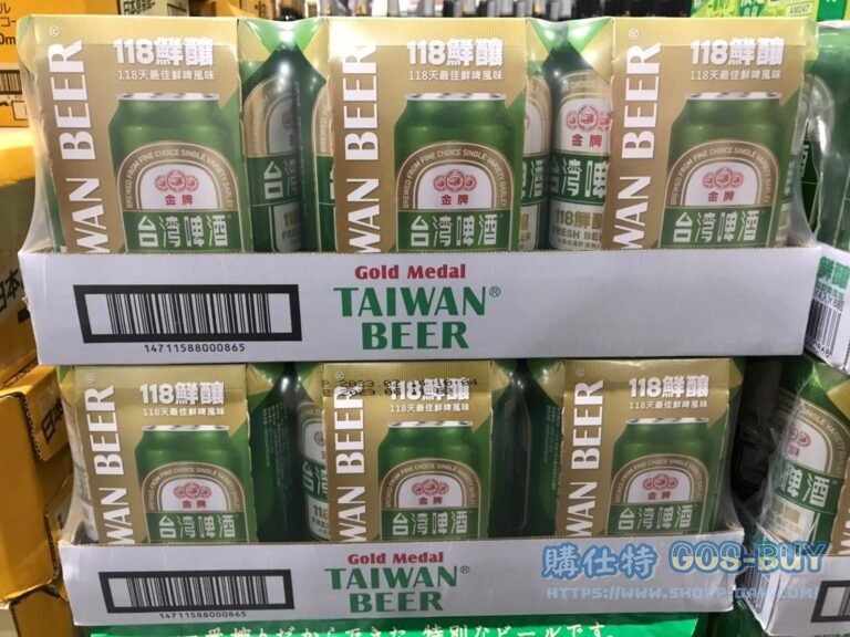 TAIWAN GOLD MEDAL 118 BEER 金牌118天鮮台灣啤酒500X24(CAN)#139511
