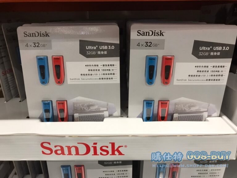 SANDISK ULTRA USB TYPE-A隨身碟四入 32G最高讀寫130MB/S #137187