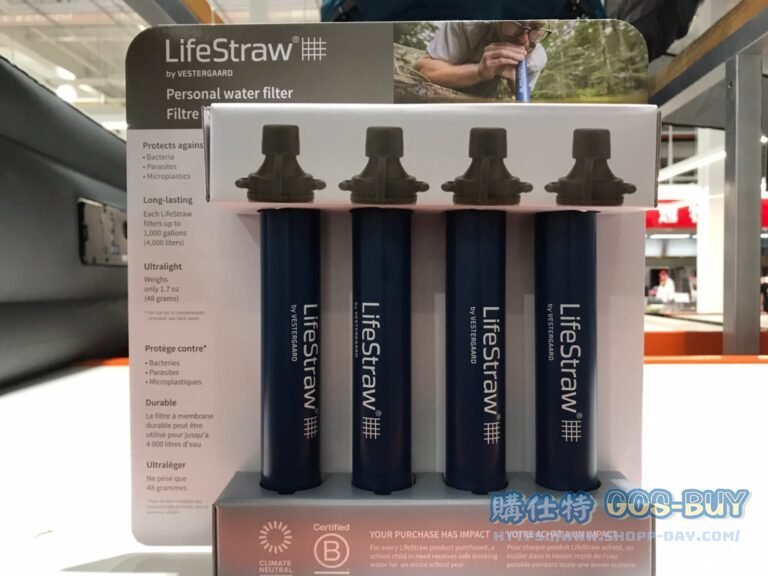 LIFESTRAW WATER FILTER 濾水吸管4入組 一支可淨水約1000L #2622191