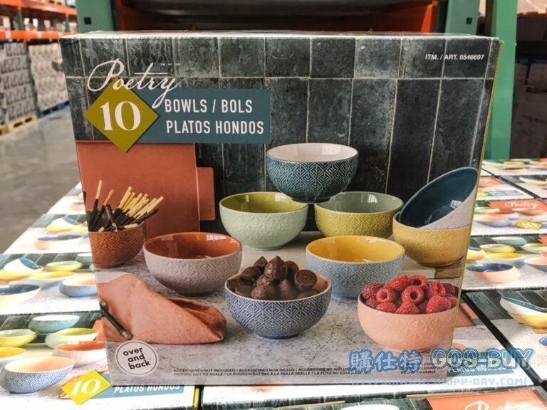 OVER&BACK POETRY BOWLS 彩色陶碗10件組#8546697