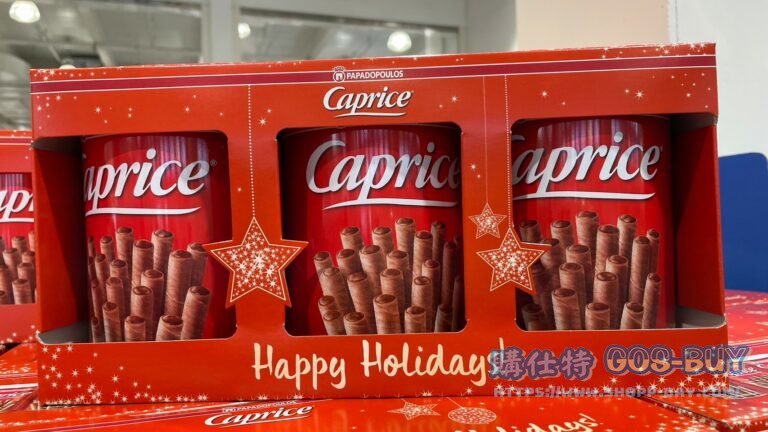 CAPRICE WAFER ROLLS 榛果巧克力風味捲心酥400公克X3罐#136512