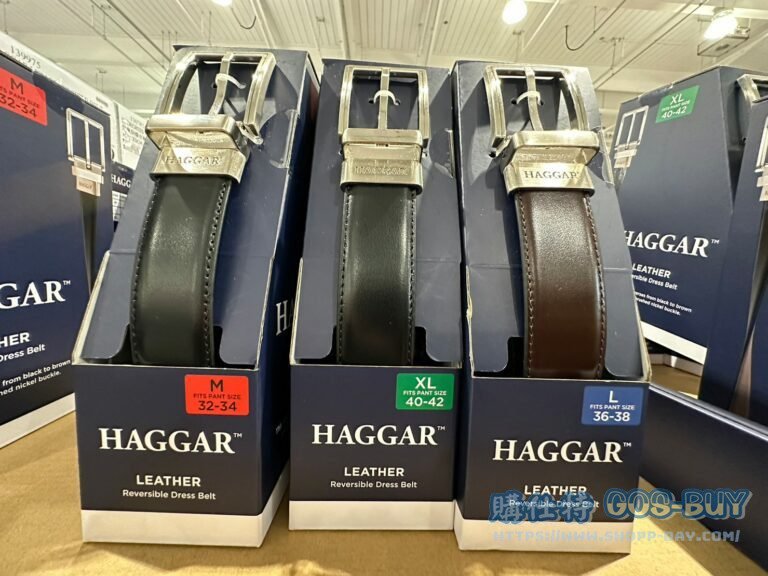 HAGGAR MEN REVERSIBLE BELT 男雙面皮帶 尺寸(SIZE):M-XL#139975