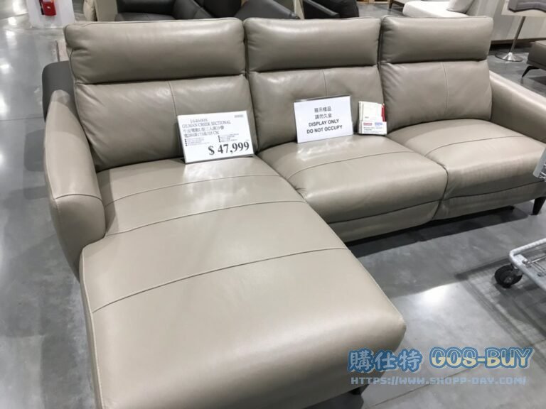 GILMAN CREEK SECTIONAL 牛皮電動L型三人座沙發 寬289深173高103CM#1646008