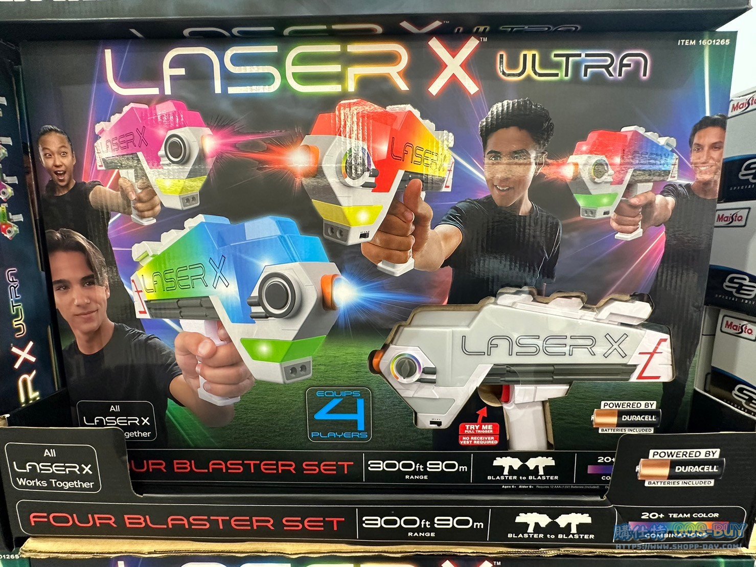 Costco好市多 LASER X變色雷射槍4人對戰組#1601265