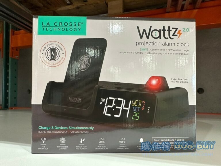 LA CROSSE WATTZ 2.0 CLOCK 多功能無線充電投影鬧鐘#1639290