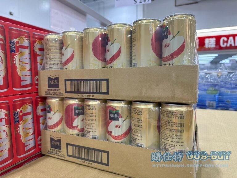 MINUTE MAID APPLE SODA 美粒果零加糖蘋果蘇打330毫升X24入#143601