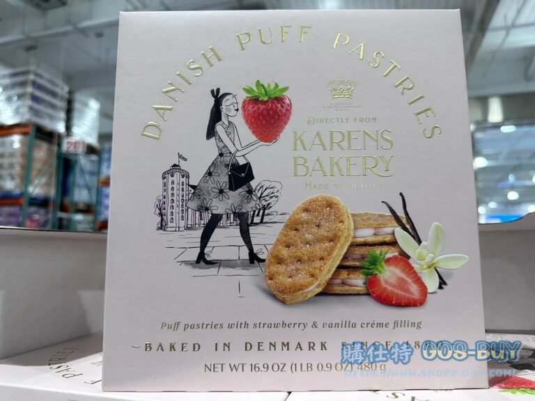 KARENS BAKERY丹麥草莓奶霜風味千層酥共480公克#236463