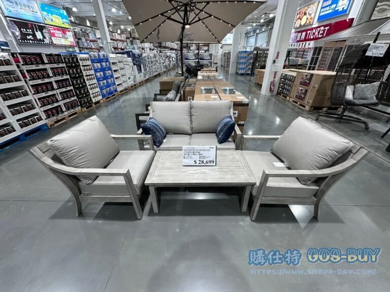 NORTHSHORE 4PC SEATING SET 戶外休閒沙發四件組 桌X1雙人沙發X1沙發X2#1713486