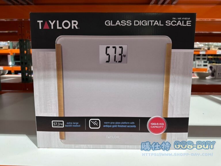 TAYLOR GLASS DIGITAL SCALE 強化玻璃數位體重計#142169