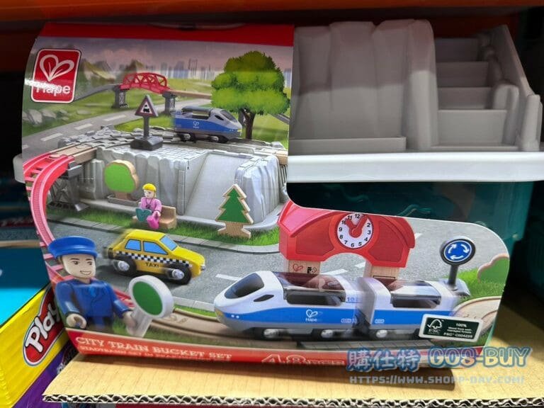 HAPE CITY TRAIN BUCKET SET 城市街景軌道48件組#141696